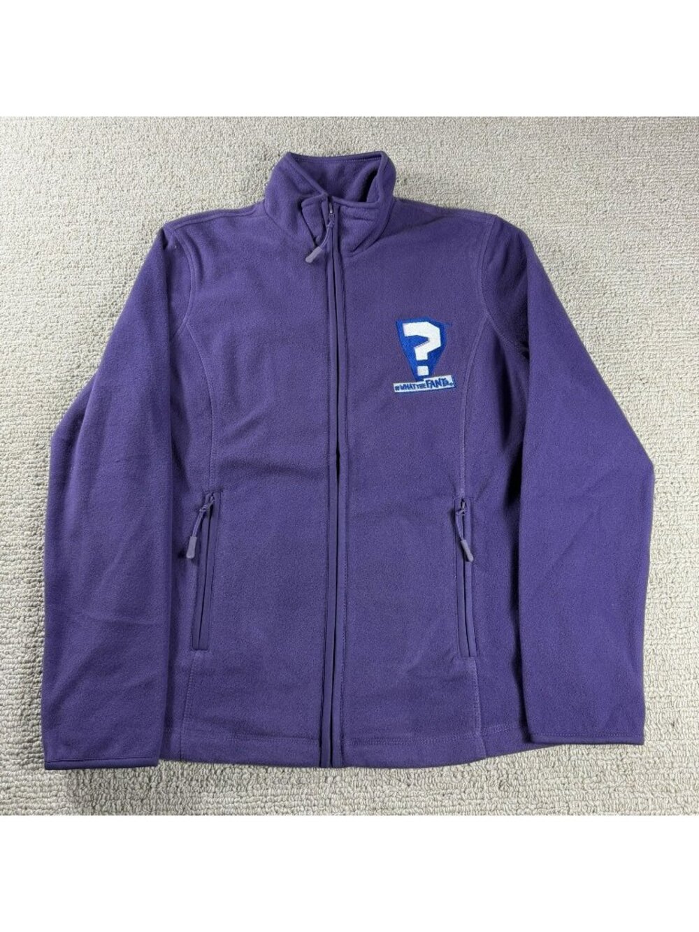 FANTA by Coca-Cola What The Fanta Fleece Jacket Purple Women’s Size Large